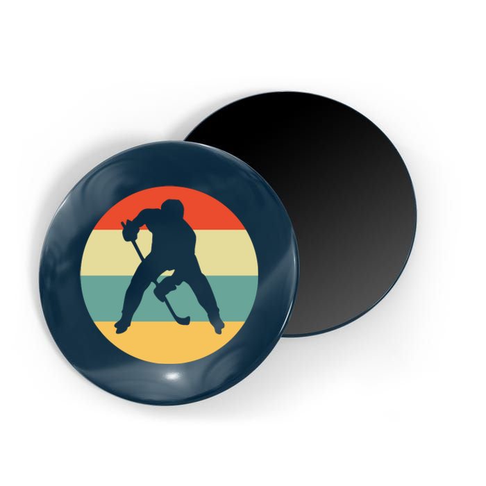 Retro Vintage Ice Hockey Magnet