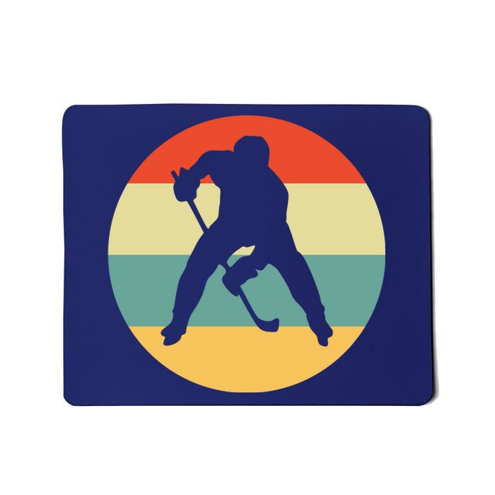 Retro Vintage Ice Hockey Mousepad