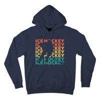 Retro Vintage Ice Hockey Gift For Ice Hockey Players Hoodie