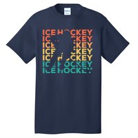 Retro Vintage Ice Hockey Gift For Ice Hockey Players Tall T-Shirt