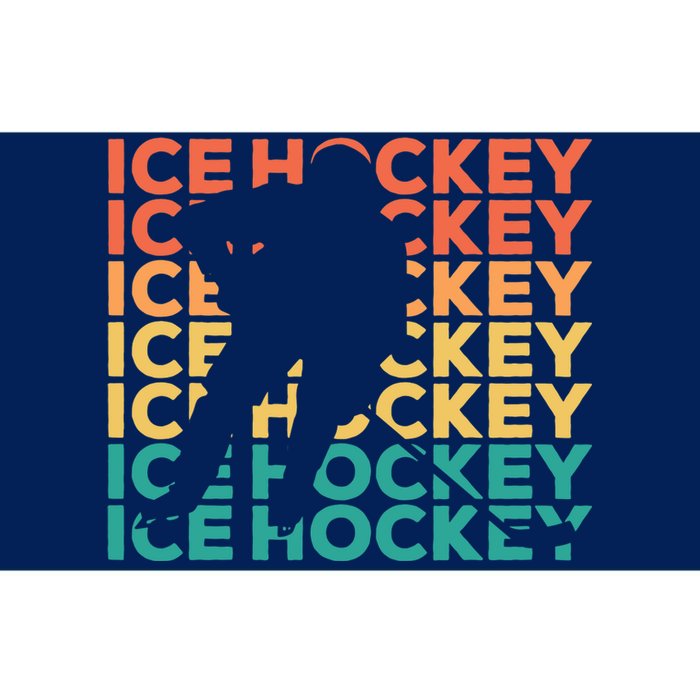 Retro Vintage Ice Hockey Gift For Ice Hockey Players Bumper Sticker