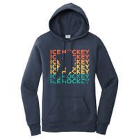 Retro Vintage Ice Hockey Gift For Ice Hockey Players Women's Pullover Hoodie