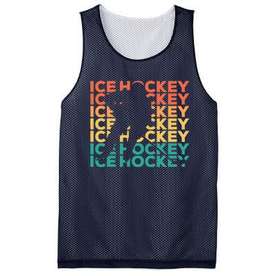 Retro Vintage Ice Hockey Gift For Ice Hockey Players Mesh Reversible Basketball Jersey Tank