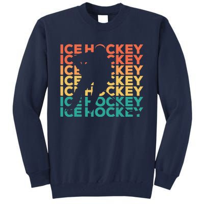 Retro Vintage Ice Hockey Gift For Ice Hockey Players Tall Sweatshirt