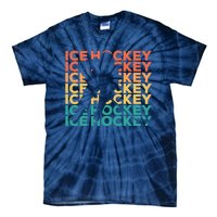 Retro Vintage Ice Hockey Gift For Ice Hockey Players Tie-Dye T-Shirt