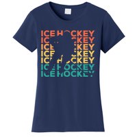 Retro Vintage Ice Hockey Gift For Ice Hockey Players Women's T-Shirt