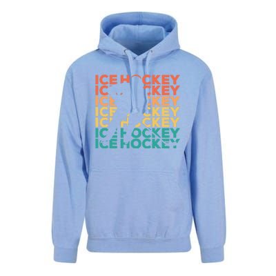 Retro Vintage Ice Hockey Gift For Ice Hockey Players Unisex Surf Hoodie