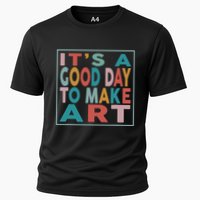 Retro Vintage Its A Good Day To Make Art Performance Shirt