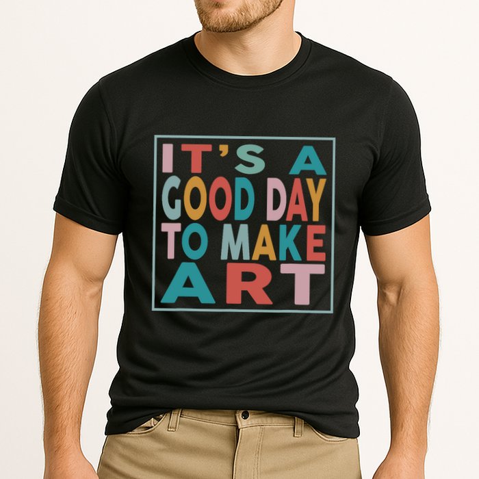 Retro Vintage Its A Good Day To Make Art Performance Shirt