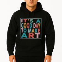 Retro Vintage Its A Good Day To Make Art Hoodie
