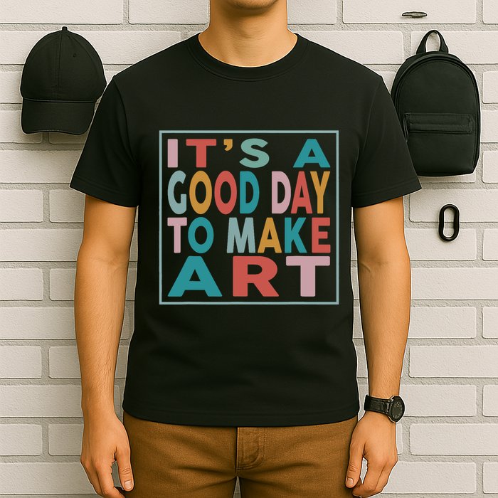 Retro Vintage Its A Good Day To Make Art T-Shirt