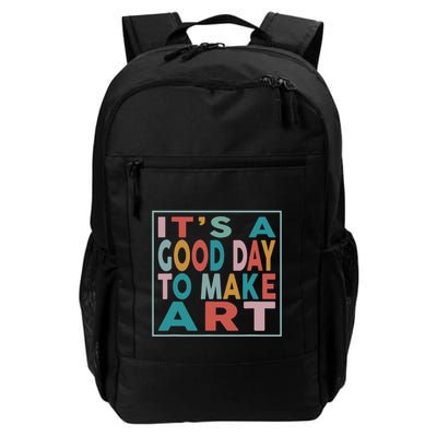 Retro Vintage Its A Good Day To Make Art Backpack