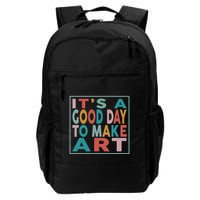 Retro Vintage Its A Good Day To Make Art Backpack
