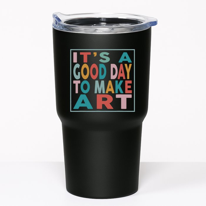 Retro Vintage Its A Good Day To Make Art Tumbler