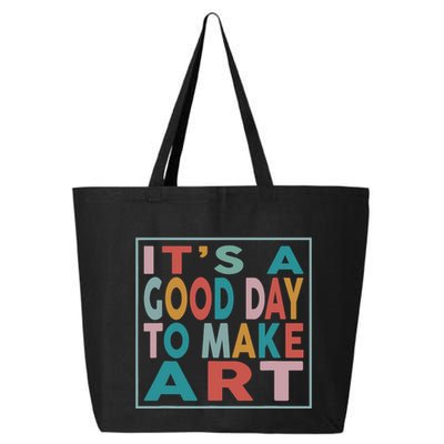 Retro Vintage Its A Good Day To Make Art 25L Jumbo Tote