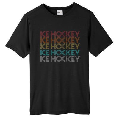 Retro Vintage Ice Hockey Meaningful Gift Tall Fusion ChromaSoft Performance T-Shirt