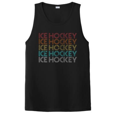 Retro Vintage Ice Hockey Meaningful Gift PosiCharge Competitor Tank