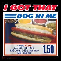 Retro Vintage I Got That Dog In Me Funny Hotdog Women USA-Made Doggie Bandana