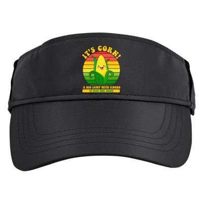 Retro Vintage It's Corn A Lump With Knobs Adult Drive Performance Visor