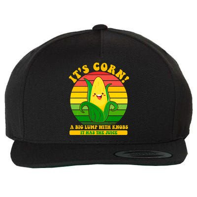 Retro Vintage It's Corn A Lump With Knobs Wool Snapback Cap