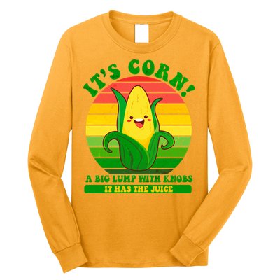 Retro Vintage It's Corn A Lump With Knobs Long Sleeve Shirt