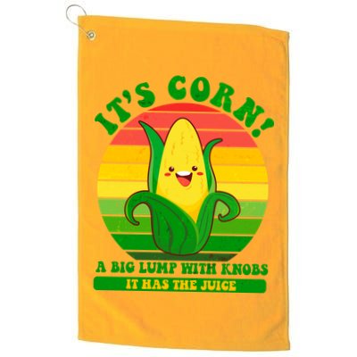 Retro Vintage It's Corn A Lump With Knobs Golf Towel