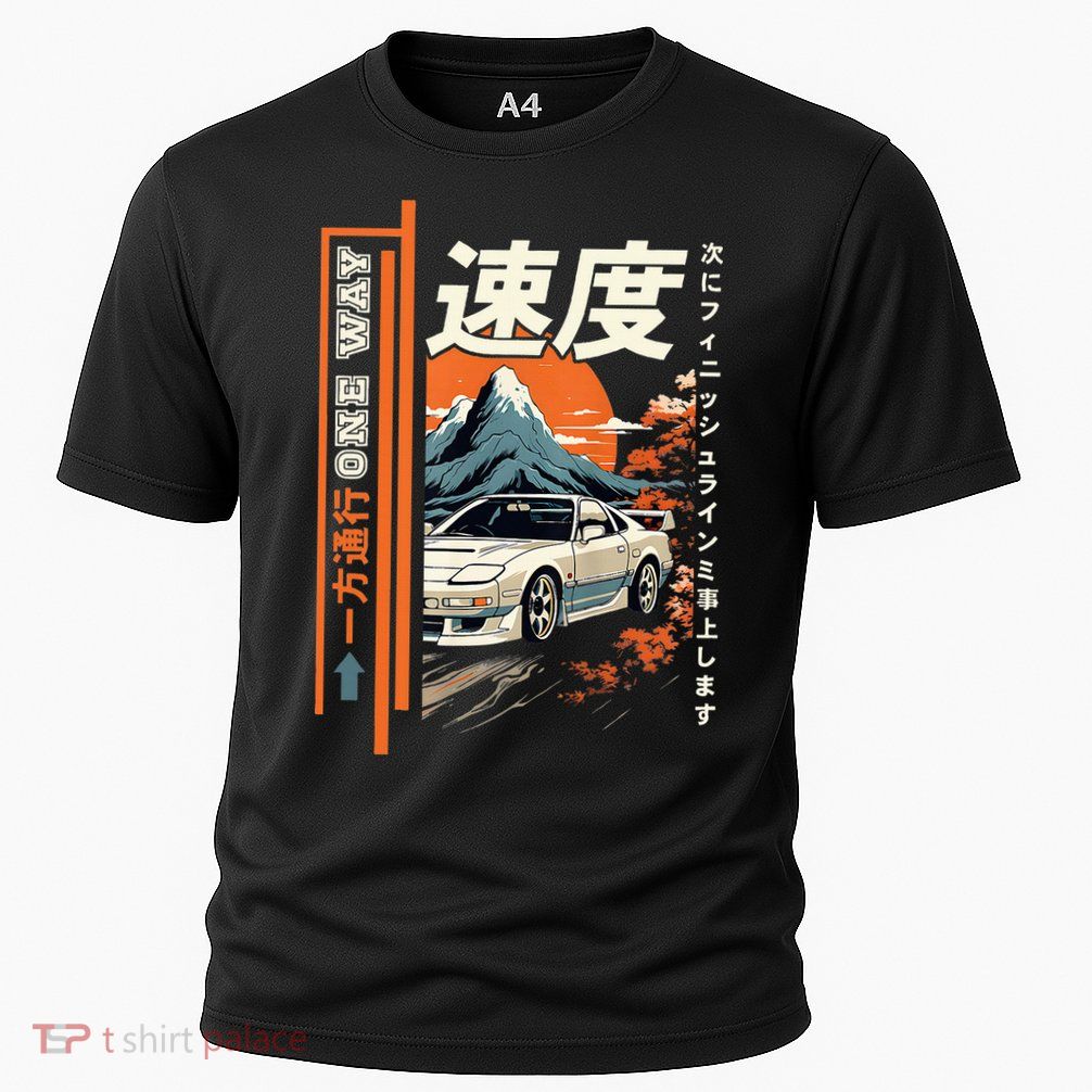 Retro Vintage Japanese Jdm Ride Legendary Race Car Performance Shirt