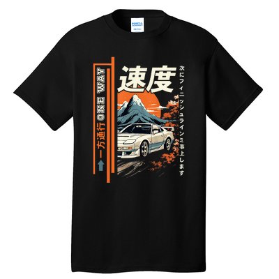 Retro Vintage Japanese Jdm Ride Legendary Race Car Tall T-Shirt