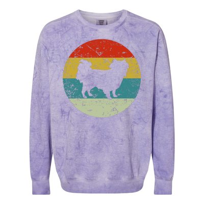 Retro Vintage Japanese Chin Colorblast Crewneck Sweatshirt