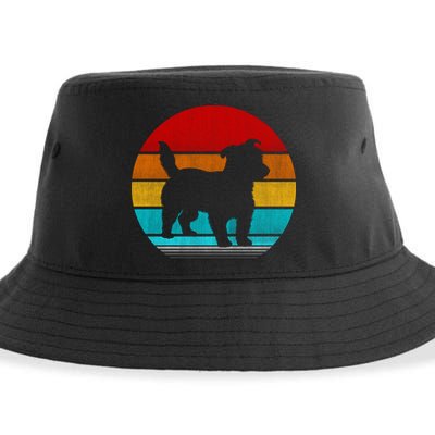 Retro Vintage Jack Russell Sustainable Bucket Hat