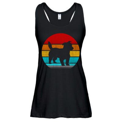 Retro Vintage Jack Russell Ladies Essential Flowy Tank