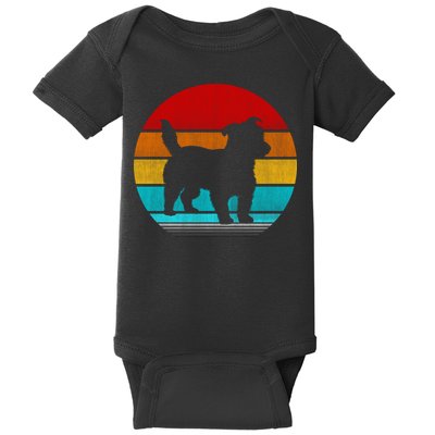 Retro Vintage Jack Russell Baby Bodysuit