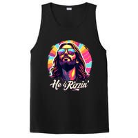 Retro Vintage Jesus Christian He Is Rizzin Jesus Is Rizzen PosiCharge Competitor Tank