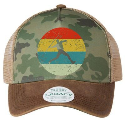 Retro Vintage Javelin Throws Legacy Tie Dye Trucker Hat