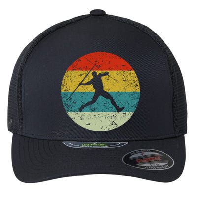 Retro Vintage Javelin Throws Flexfit Unipanel Trucker Cap