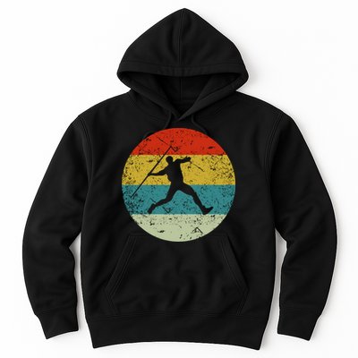 Retro Vintage Javelin Throws Hoodie