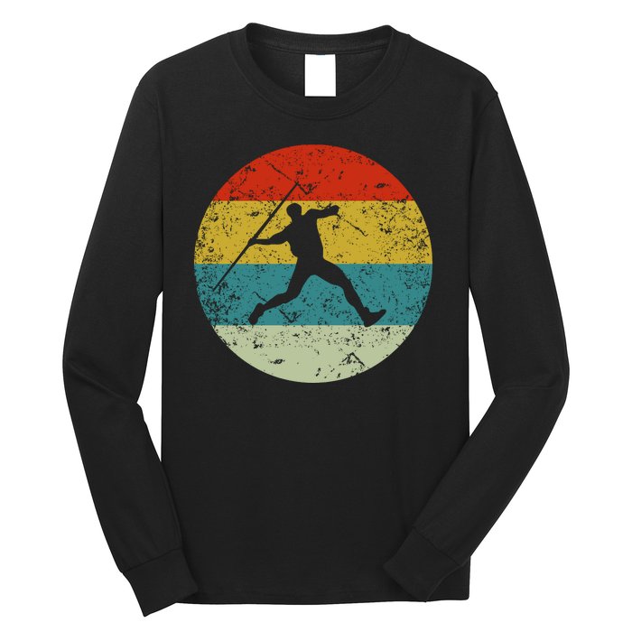 Retro Vintage Javelin Throws Long Sleeve Shirt