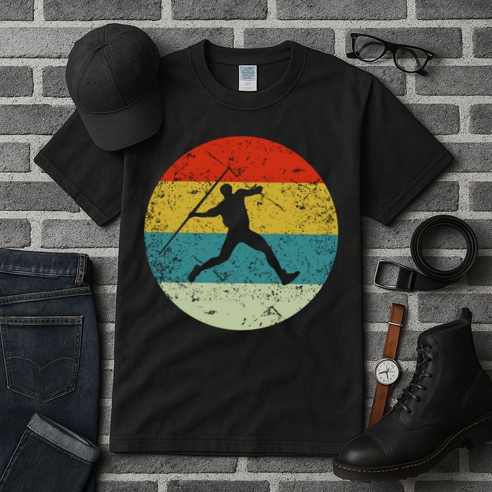 Retro Vintage Javelin Throws Tall T-Shirt