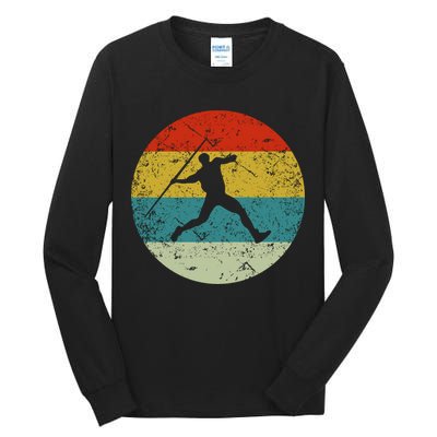 Retro Vintage Javelin Throws Tall Long Sleeve T-Shirt