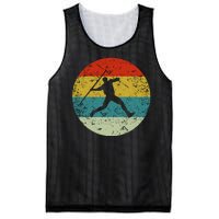 Retro Vintage Javelin Throws Mesh Reversible Basketball Jersey Tank