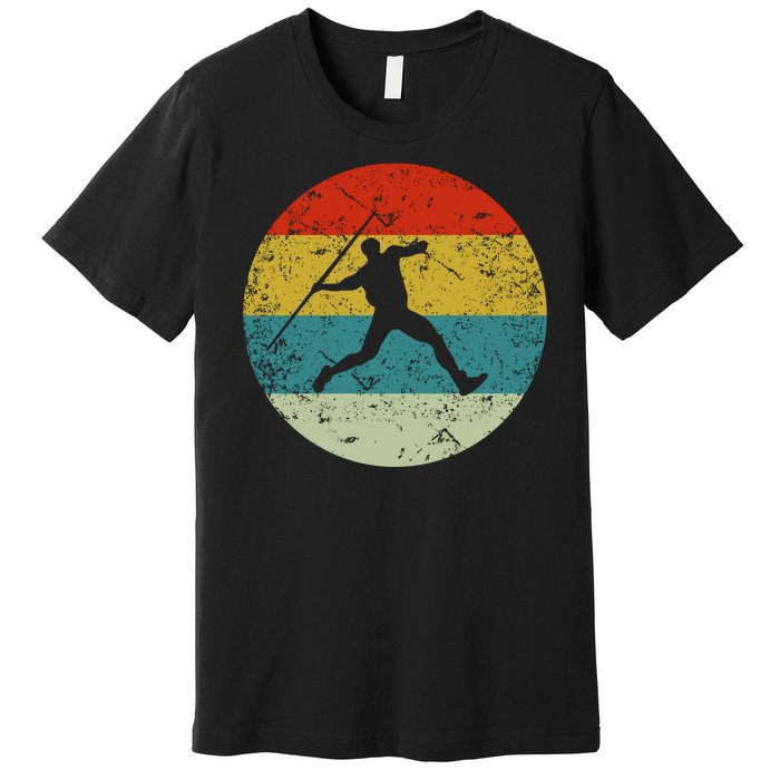 Retro Vintage Javelin Throws Premium T-Shirt