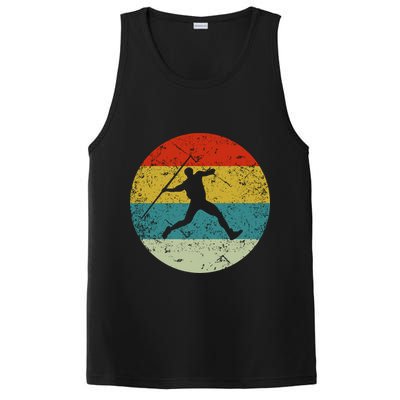Retro Vintage Javelin Throws PosiCharge Competitor Tank