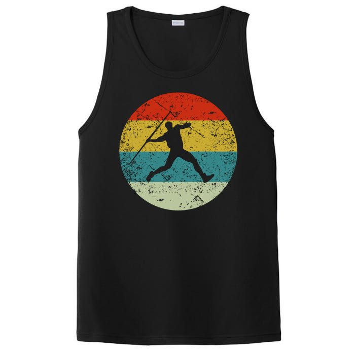 Retro Vintage Javelin Throws PosiCharge Competitor Tank