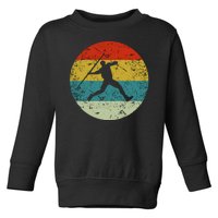 Retro Vintage Javelin Throws Toddler Sweatshirt