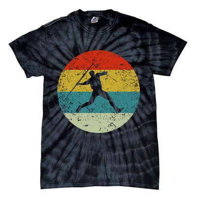 Retro Vintage Javelin Throws Tie-Dye T-Shirt