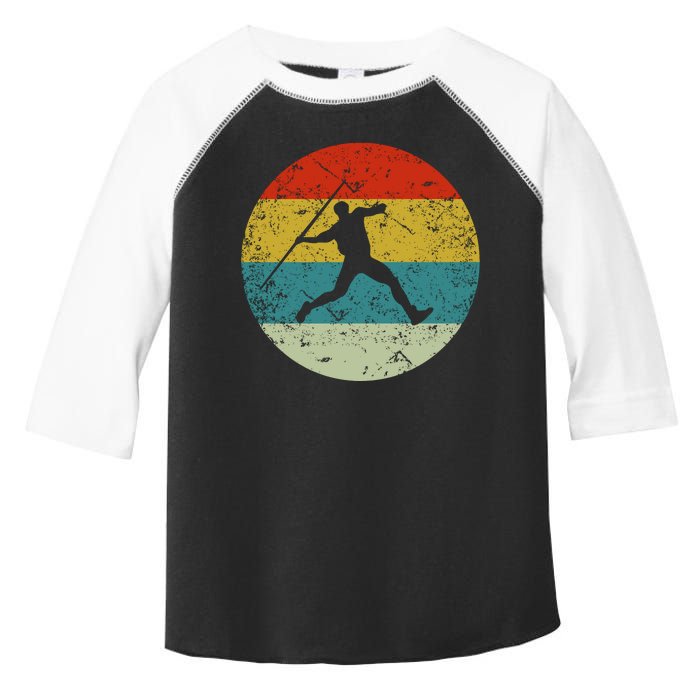 Retro Vintage Javelin Throws Toddler Fine Jersey T-Shirt