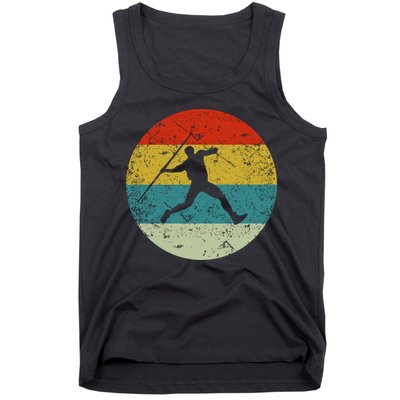 Retro Vintage Javelin Throws Tank Top