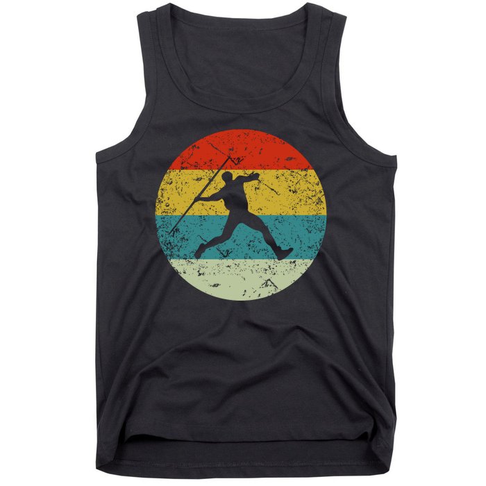 Retro Vintage Javelin Throws Tank Top