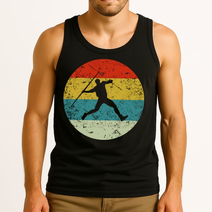 Retro Vintage Javelin Throws Tank Top
