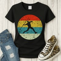 Retro Vintage Javelin Throws Womens T-Shirt